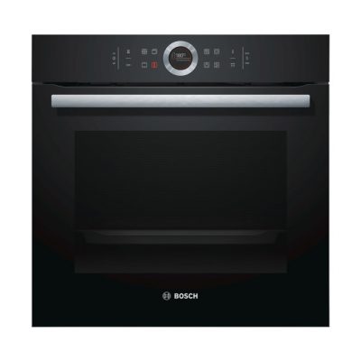 Bosch Series 8 60Cm Black Glass Pyrolytic Electric Oven