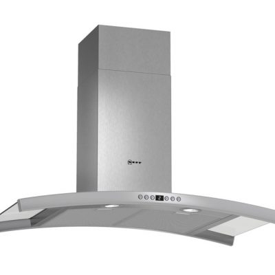 Neff 90Cm Stainless Steel Curved Chimney Cooker Hood