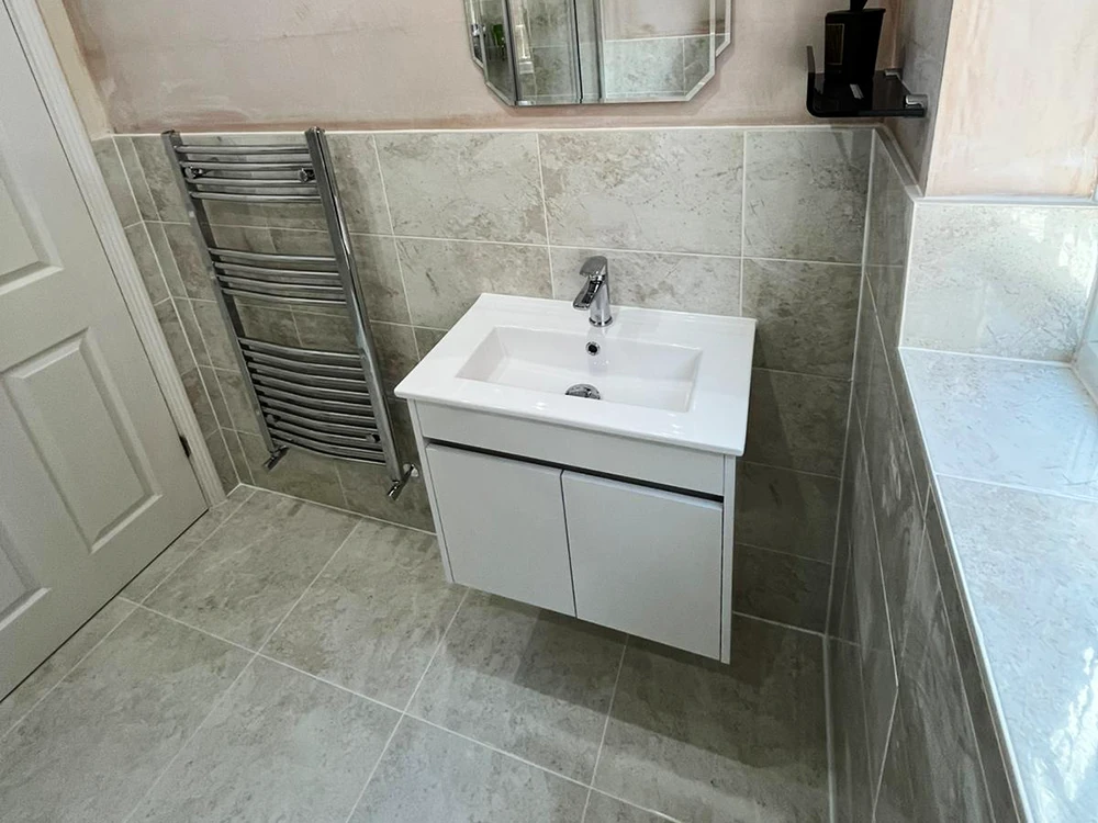 Showering with Flair sink